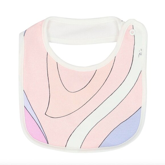 Emilio Pucci, Baby Girls Pink Marmo baby bib, 6 month - Picture 1 of 6
